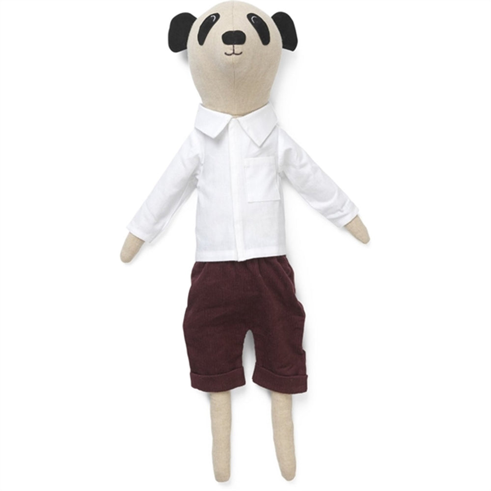 Bamse Panda Natural - Ferm Living → Luksusbaby.dk