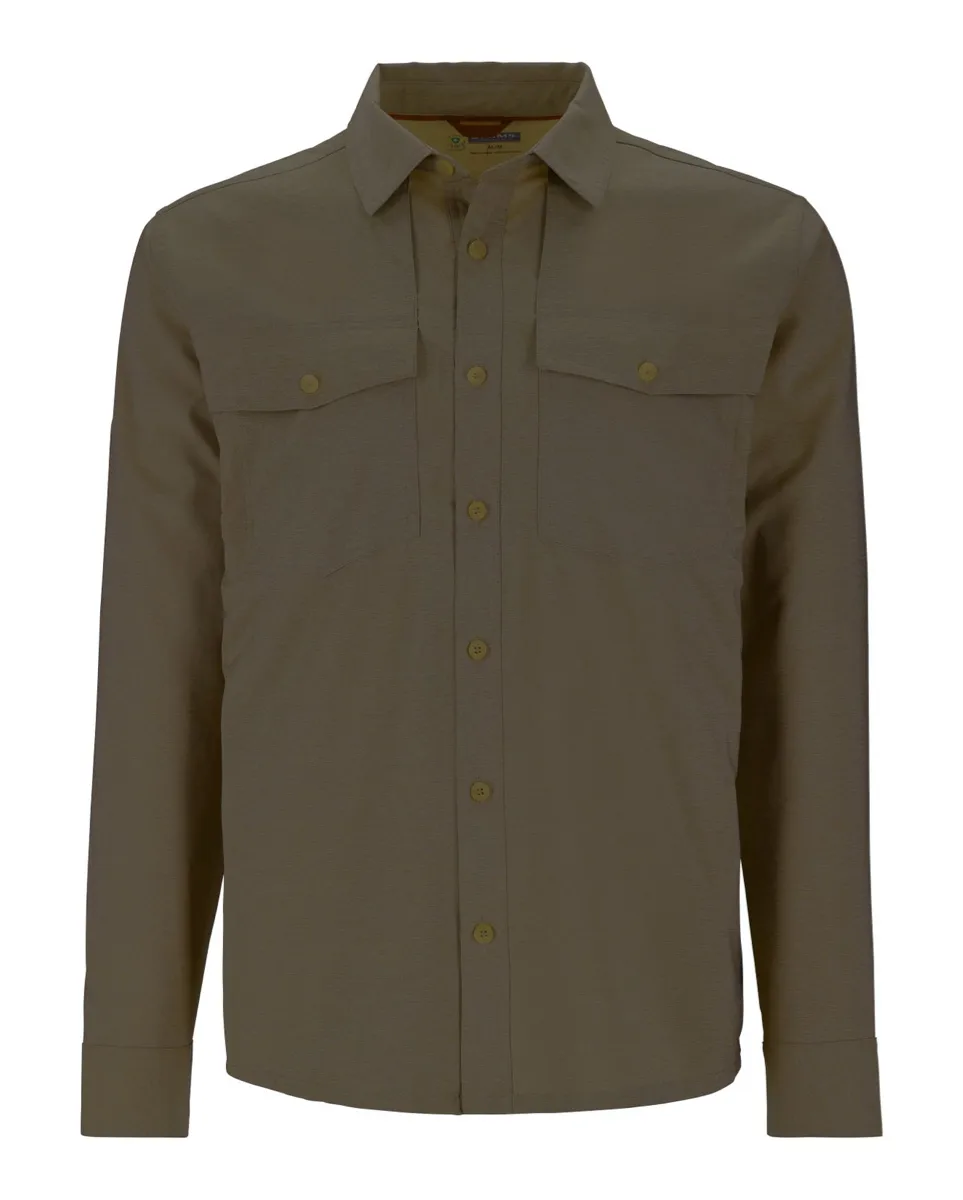 Simms No-See-Um Bugstopper Shirt Loden Heather
