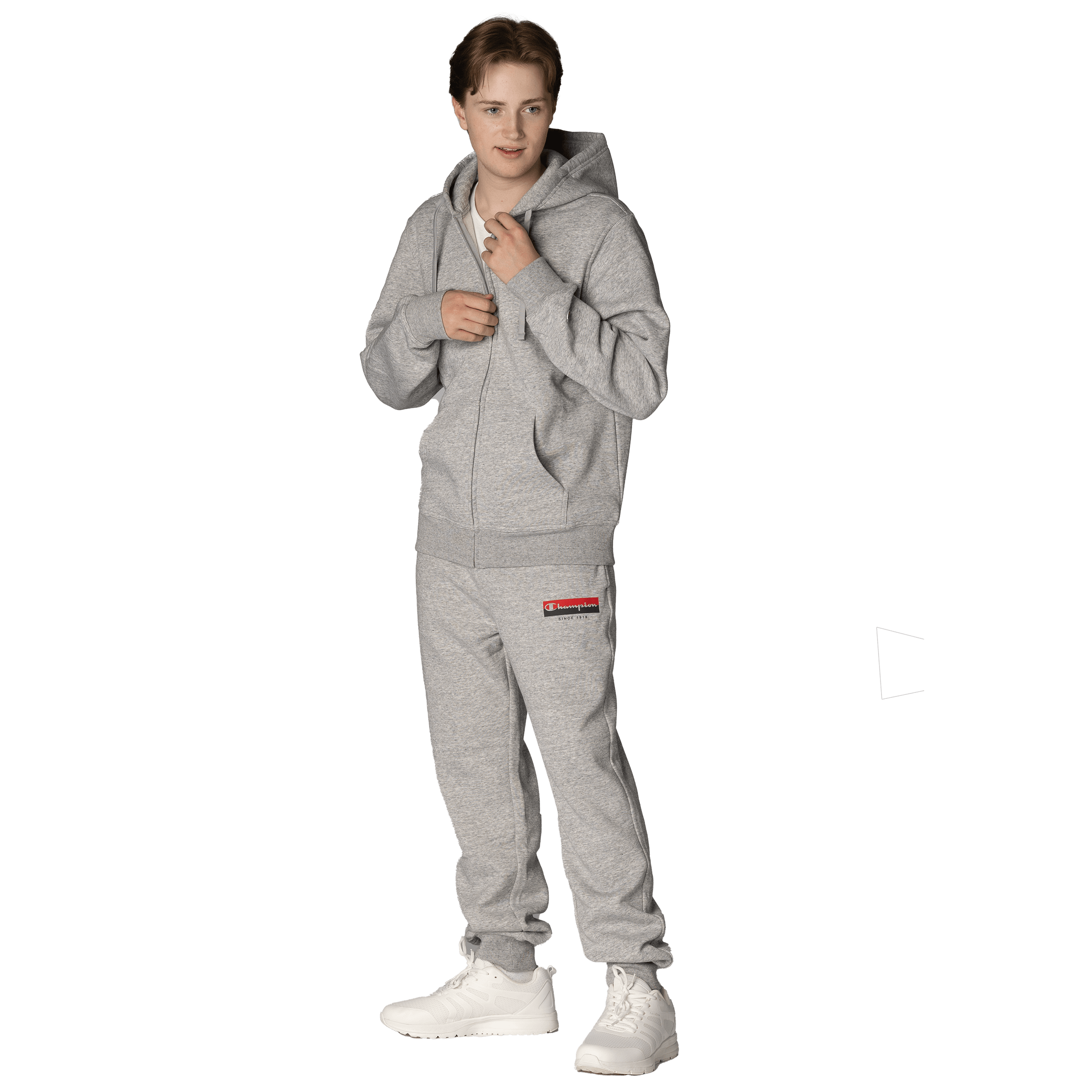 Champion Hooded Full Zip Sweatshirt - Fritid og bomull