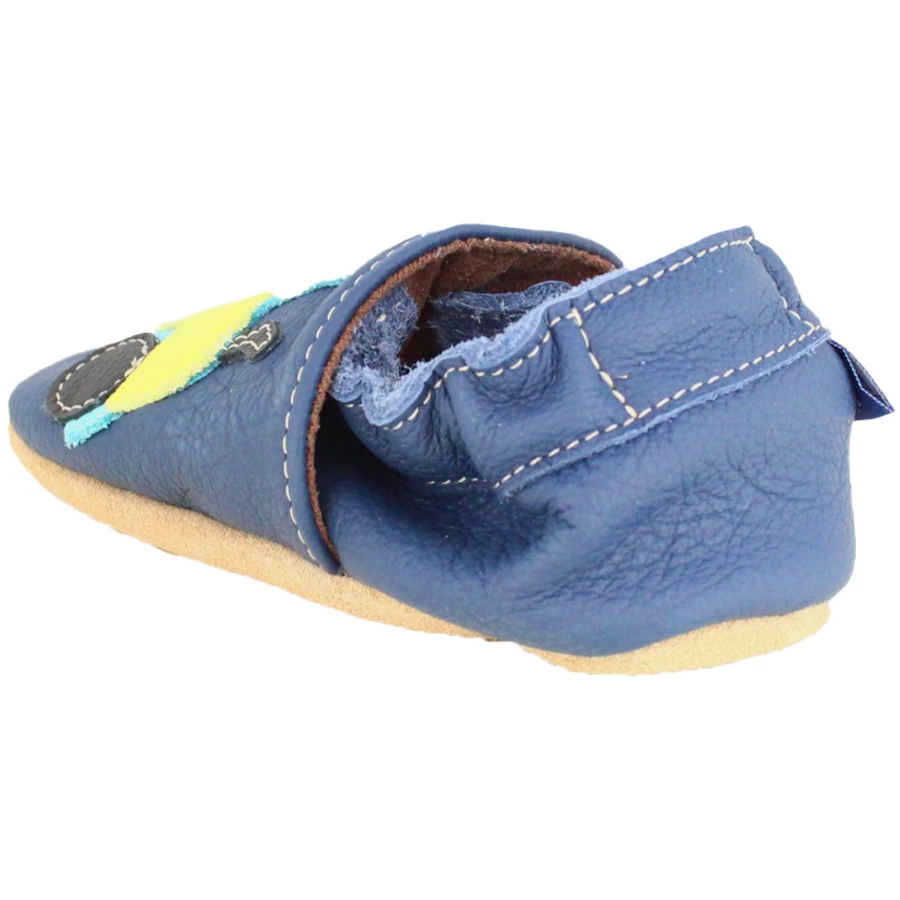 Beck Krabbelschuh Trecker dunkelblau