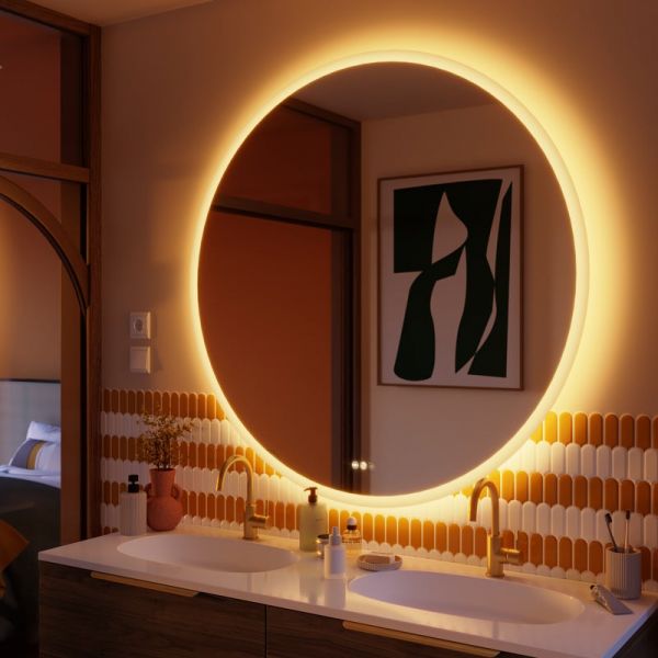 Sensea Espelho com Iluminação led 120 cm Transparente Neo Line