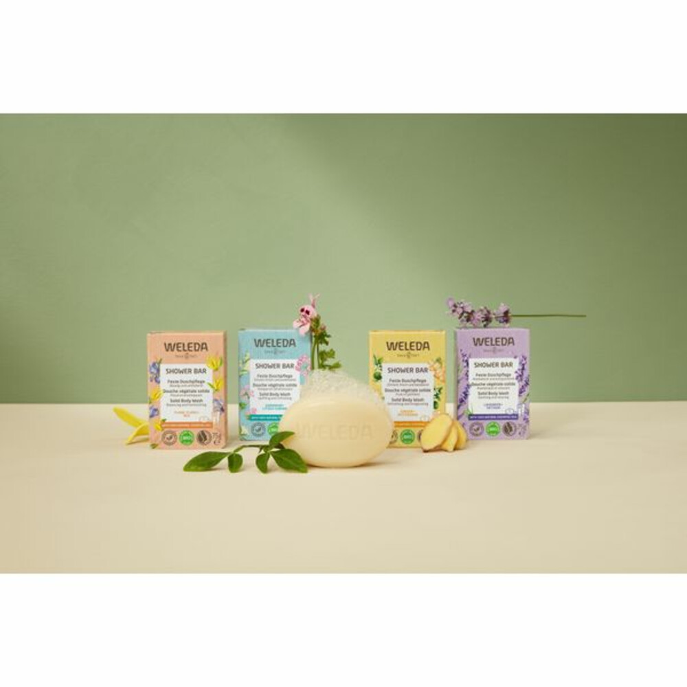 WELEDA Shower Bar Geranium + Litseacubeba75 gr