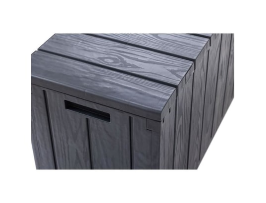 TOOMAX - Coffre de jardin bravo - résine - capacité 270l - anthracite