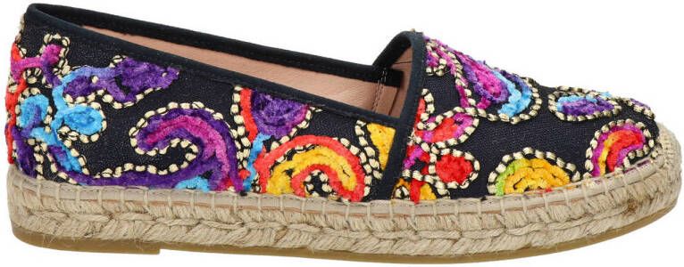 Nelson espadrilles donkerblauw multi