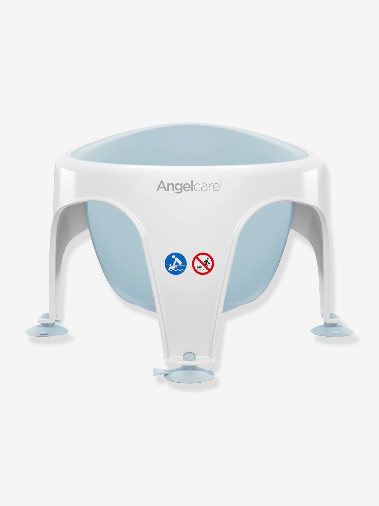 Assento sanitário Angelcare cinza médio liso