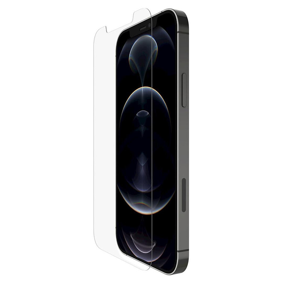 Belkin Protection d'écran antimicrobienne Tempered Glass pour iPhone 12 / 12 Pro