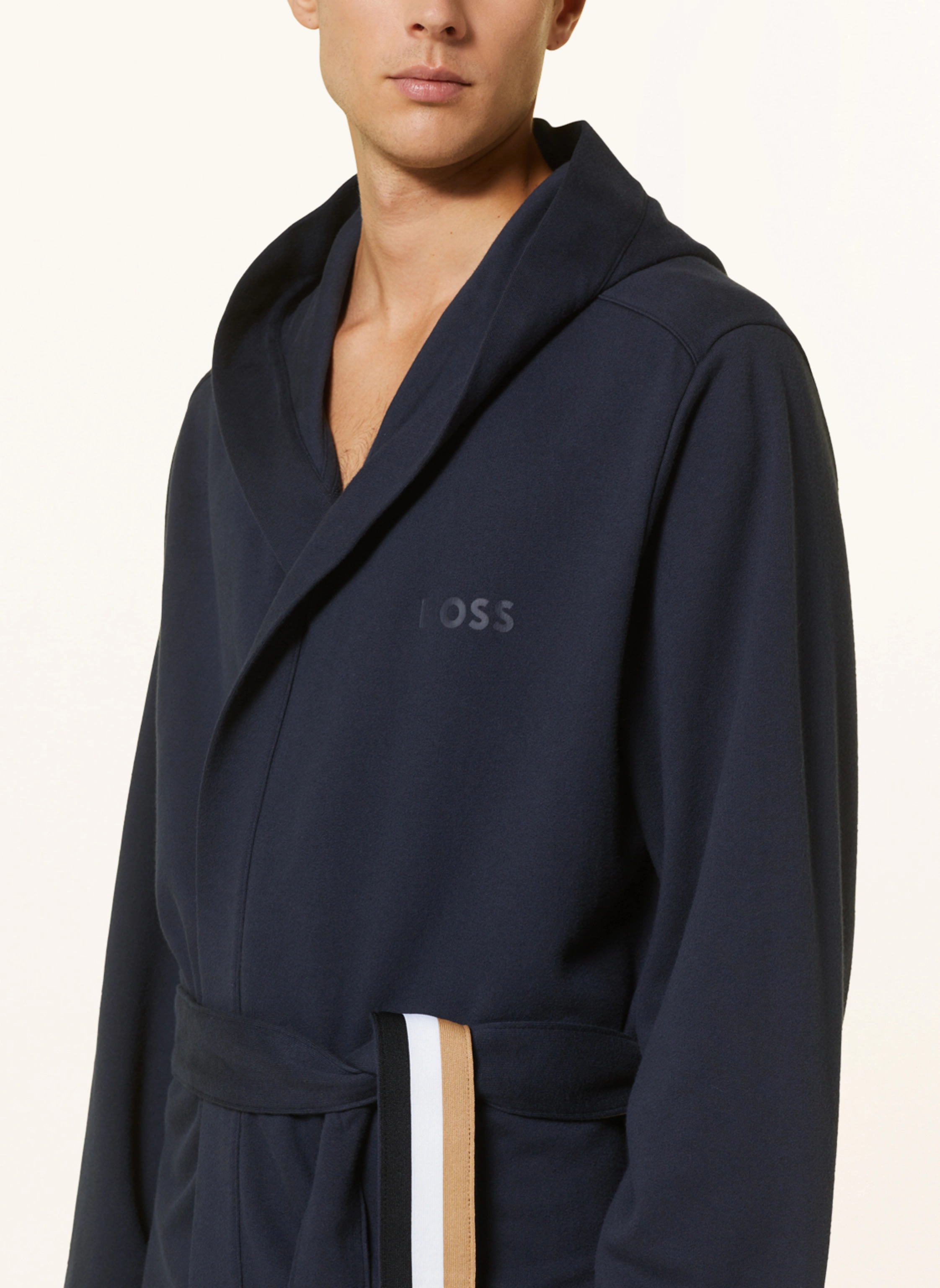 BOSS Herren-Bademantel ICONIC mit Kapuze