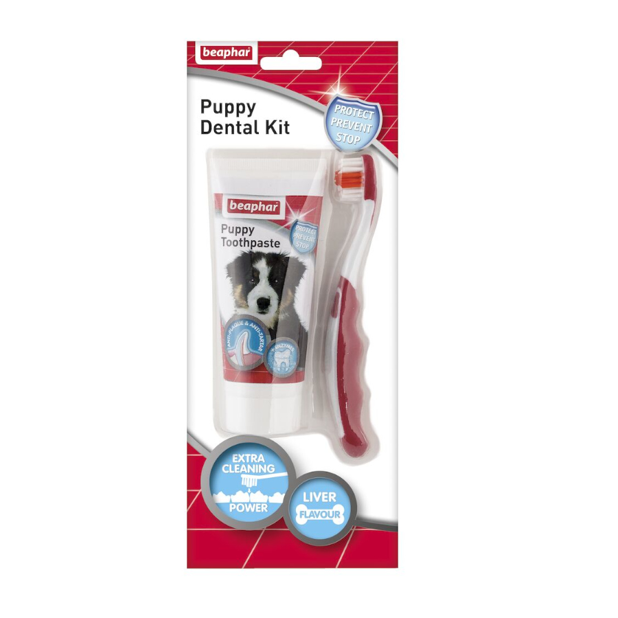 Kit de limpeza dental para filhotes Beaphar