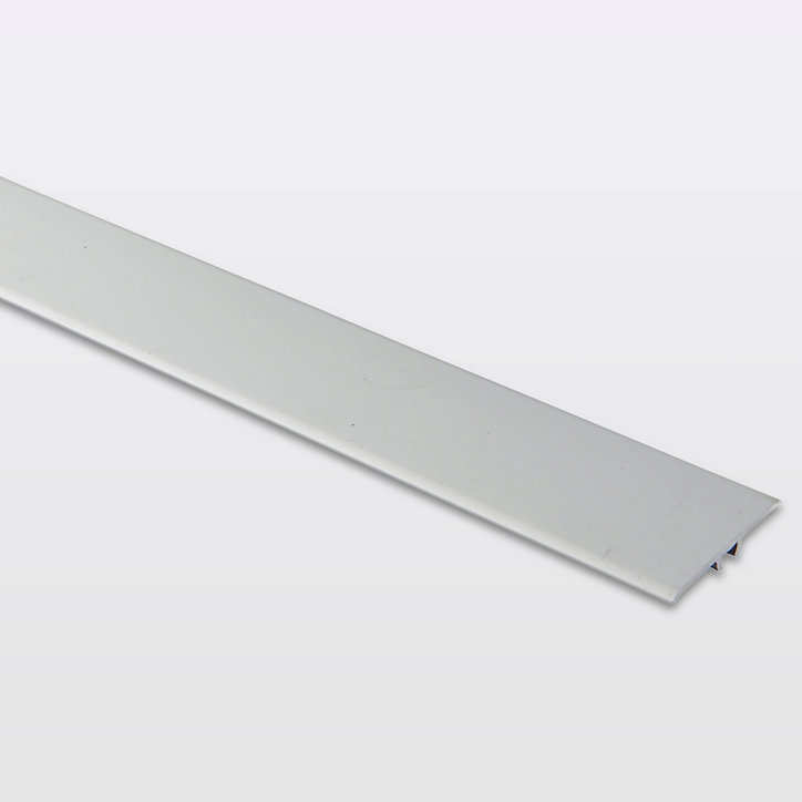 Barre de seuil extra-plate en aluminium décor métal mat GoodHome 35 x 930 mm