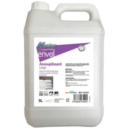 Envol assouplissant linge bidon de 5L Nectra