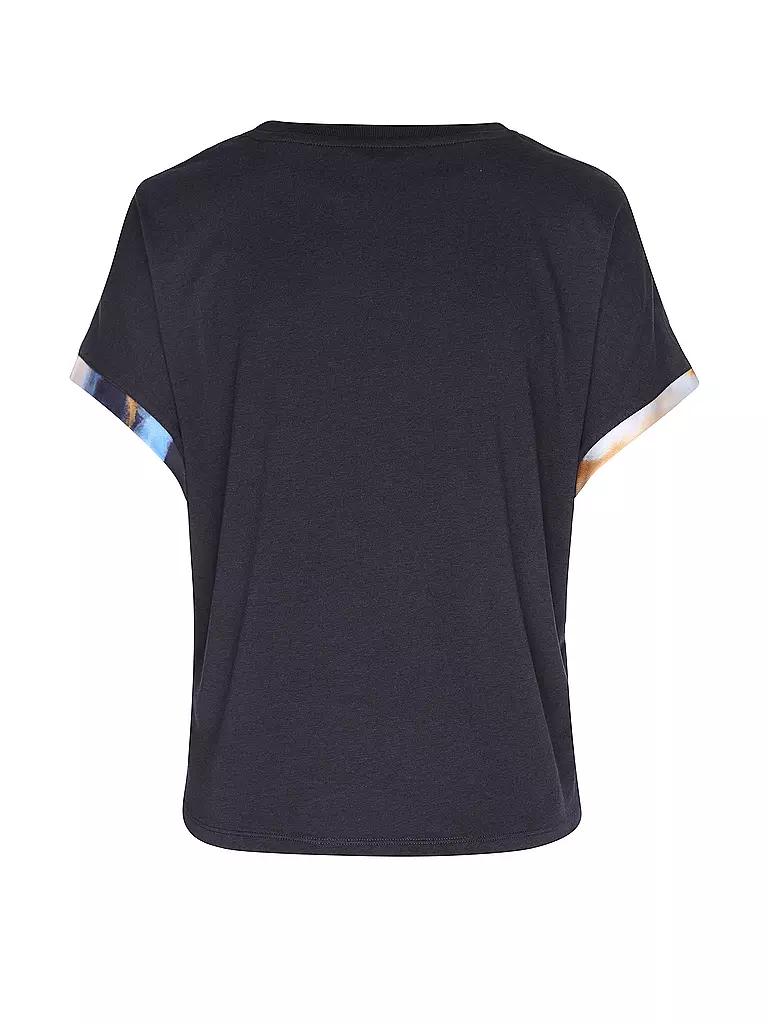COMMA Blusenshirt blau