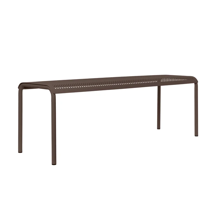 Ferm Living - Dapple Gartenbank, 130 cm, dark chocolate