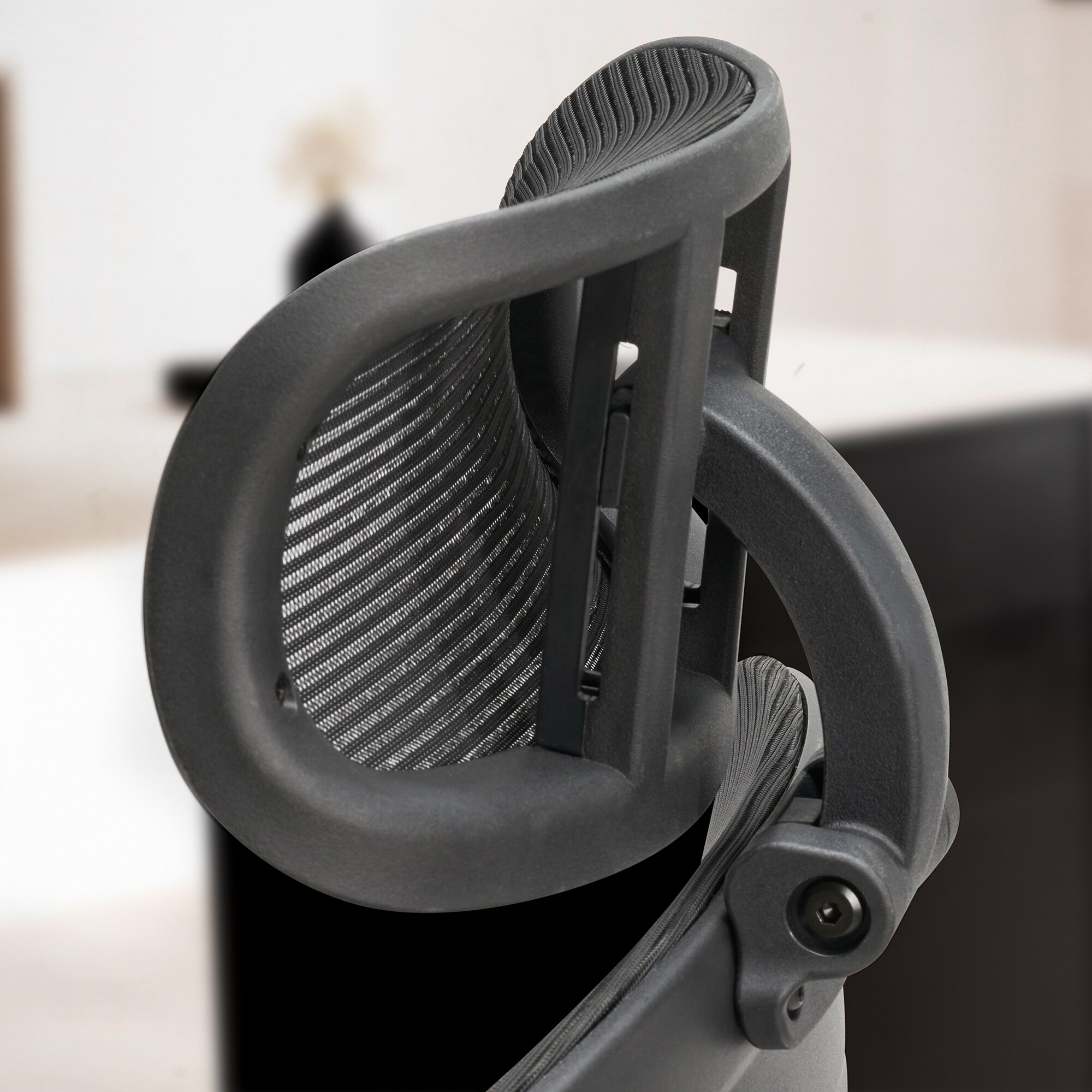 Bürostuhl FineBuy Schreibtischstuhl Mesh Schwarz Drehstuhl Ergonomisch 120 kg