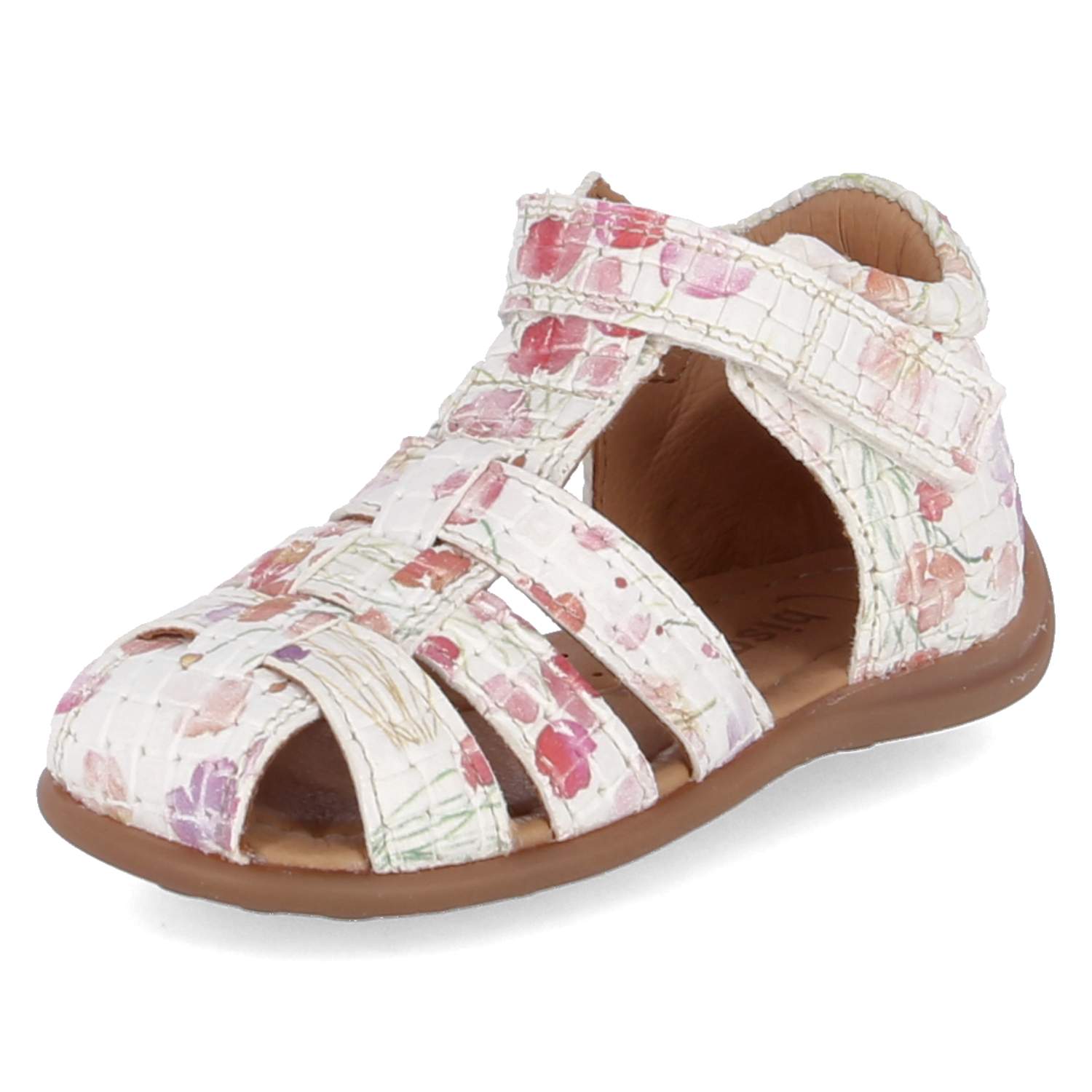 bisgaard Sandalen CARLY - flower print white