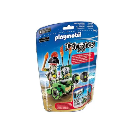 PLAYMOBIL® 6162 Grüne App-Kanone mit Piratenkapitän