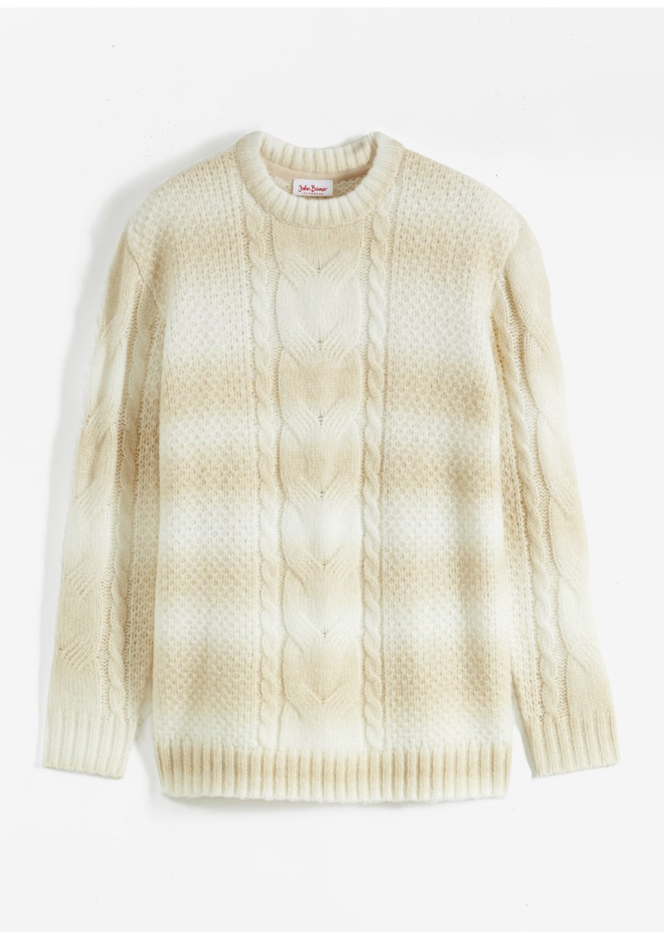 Pull avec effet chiné