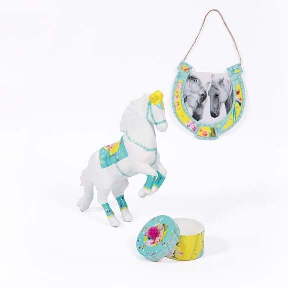 Coffret créatif Decopatch équitation
