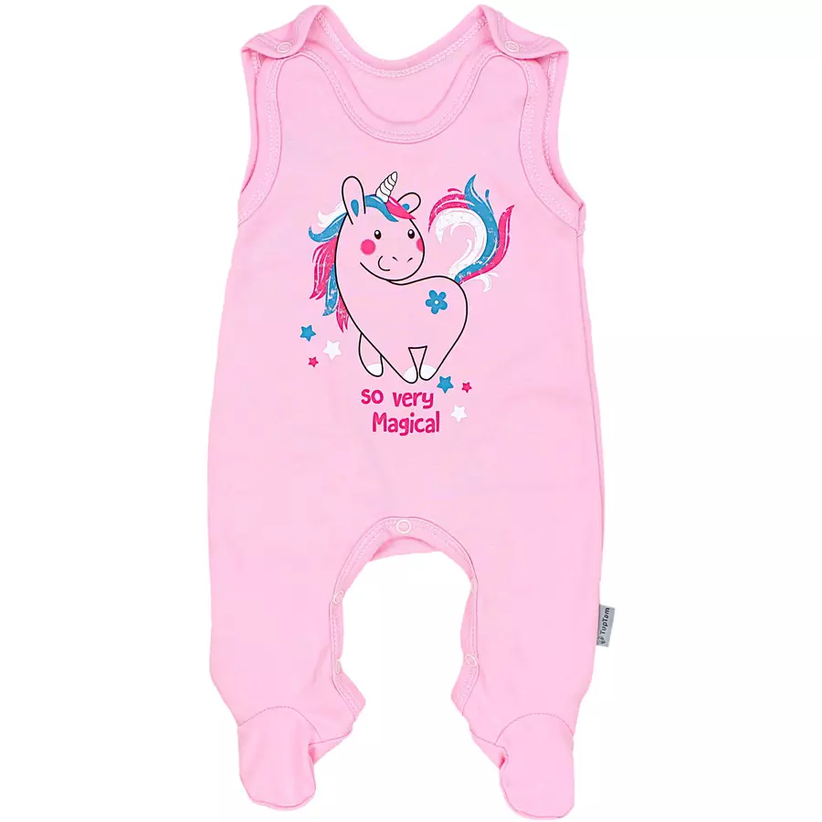 TupTam Baby Mädchen Strampler mit Aufdruck Spruch 3er Pack gelbweiß