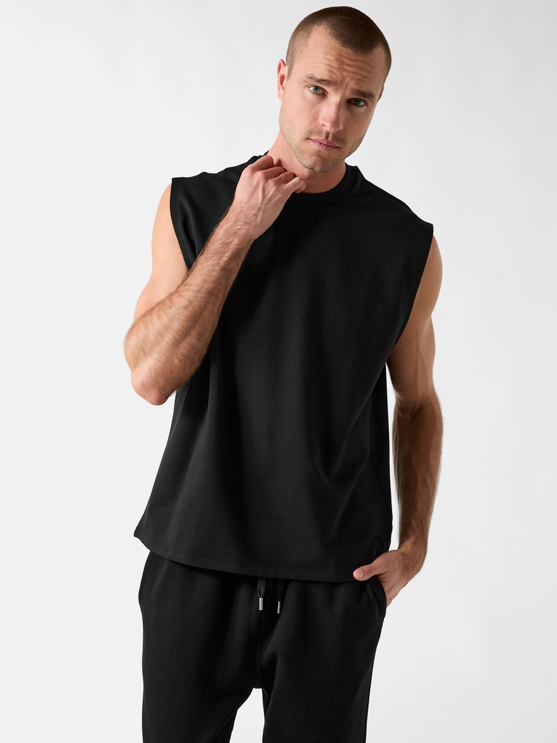 Camiseta Muscle Crewneck