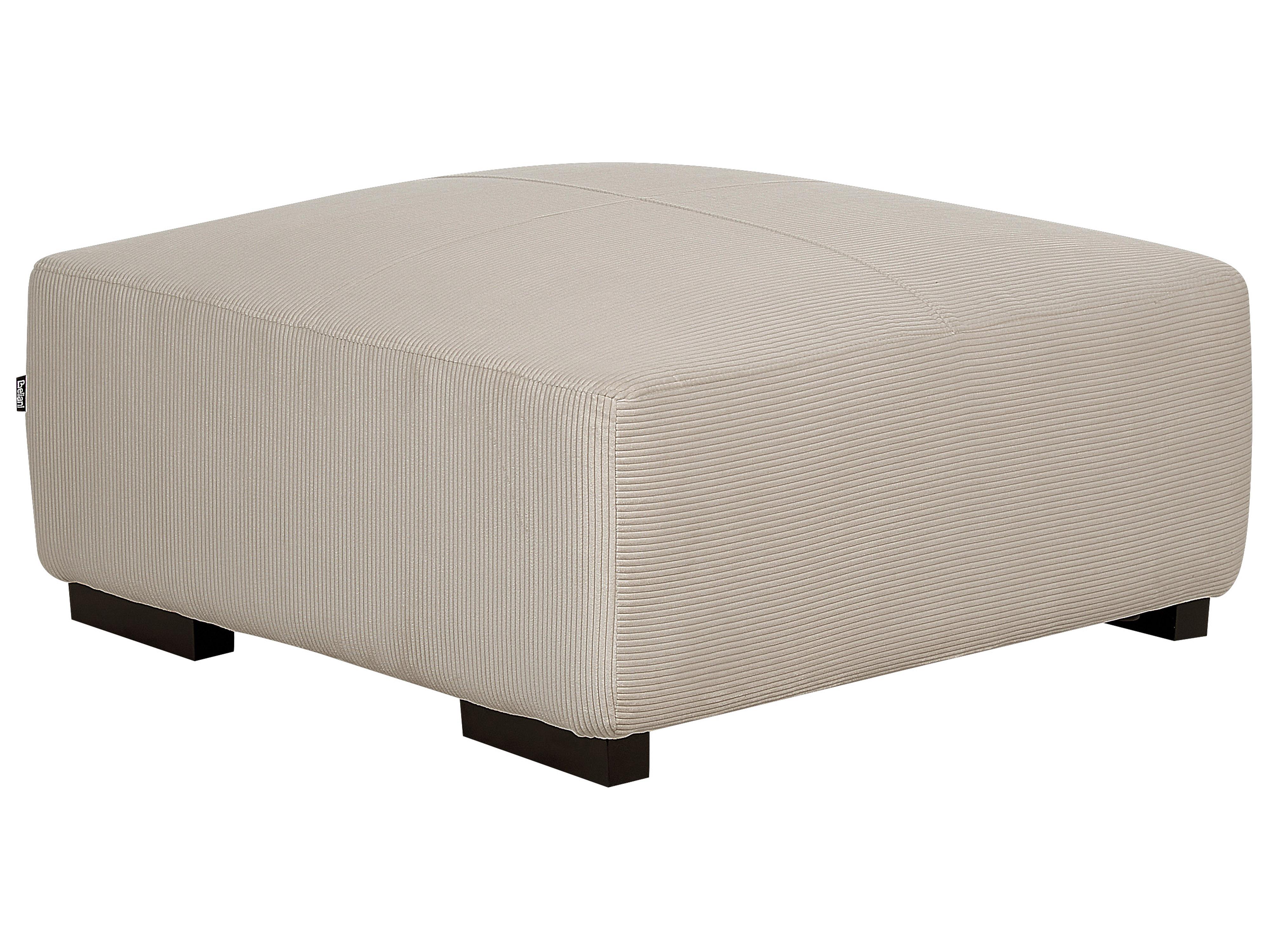 Ottomaan LUNGO Corduroy Beige