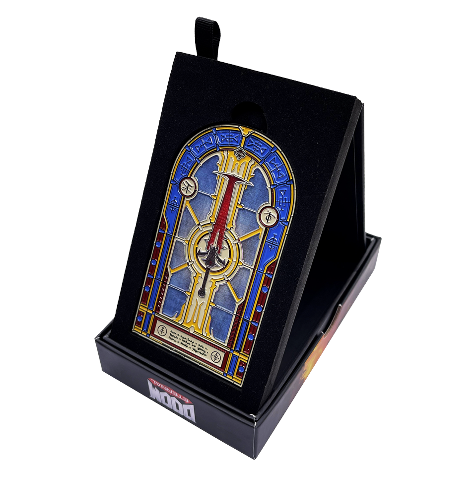Doom Limited Edition Crucible Sword Stained Glass Window Ingot