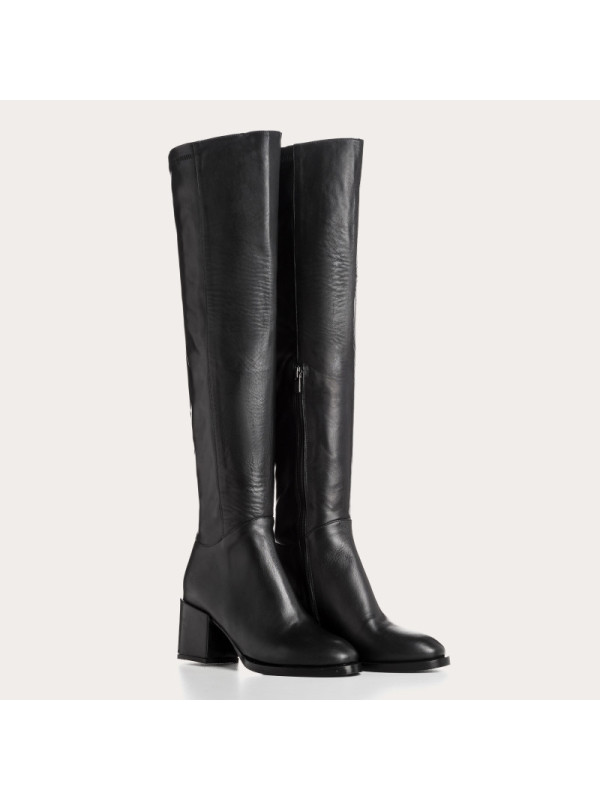 Bottes Garidan Cuir Noir - Reqins
