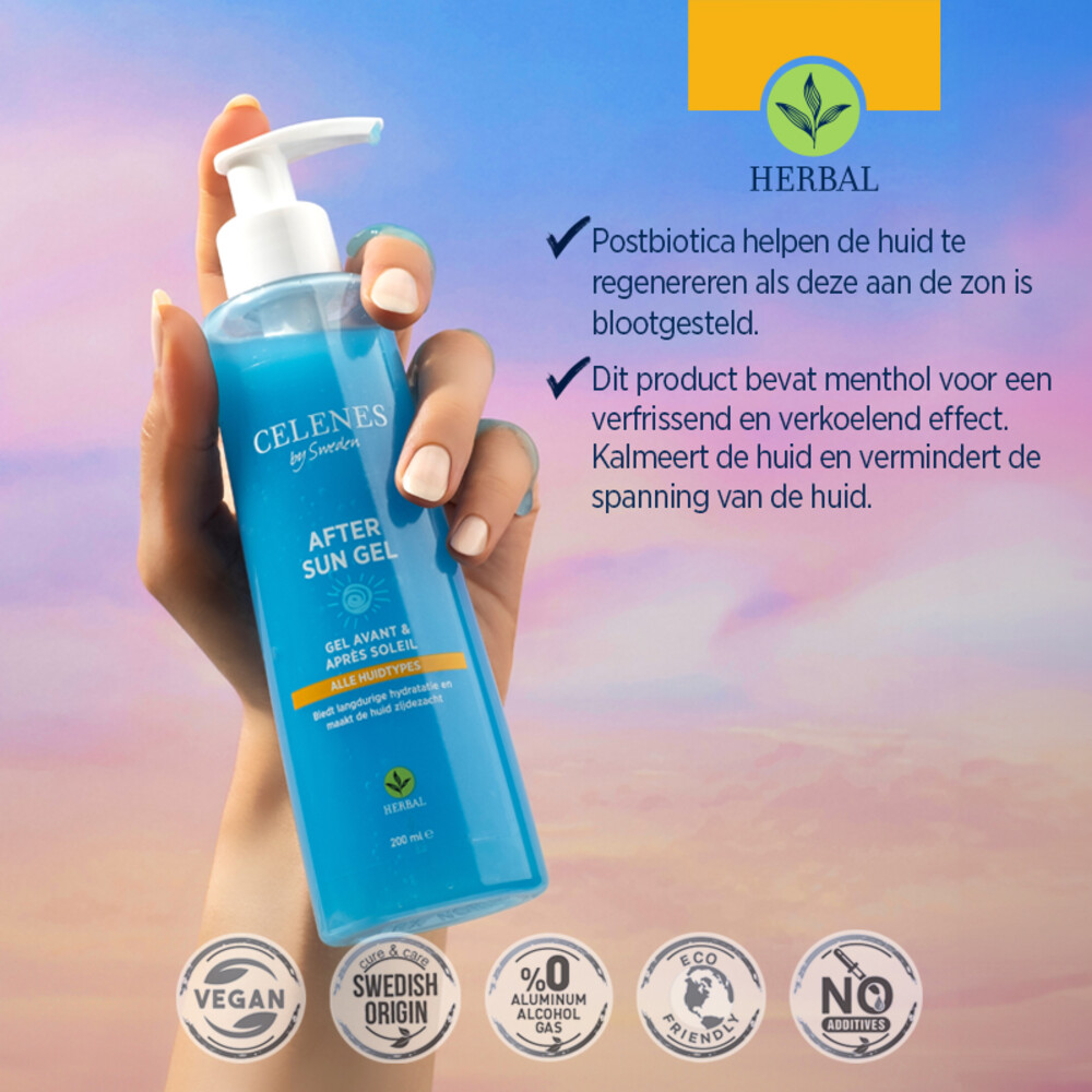 Celenes Herbal Pre-After Sun Gel200 ml