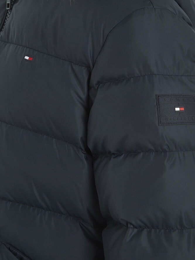 Tommy Hilfiger ESSENTIAL DOWN FUR HOOD JACKET Desert sky