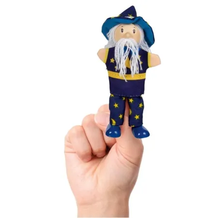 goki Fingerpuppe mit Beinen Zauberer