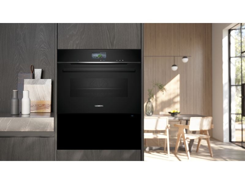 Siemens Wärmeschublade BI710D1B1 Schwarz Einbau-Wärmeschublade
