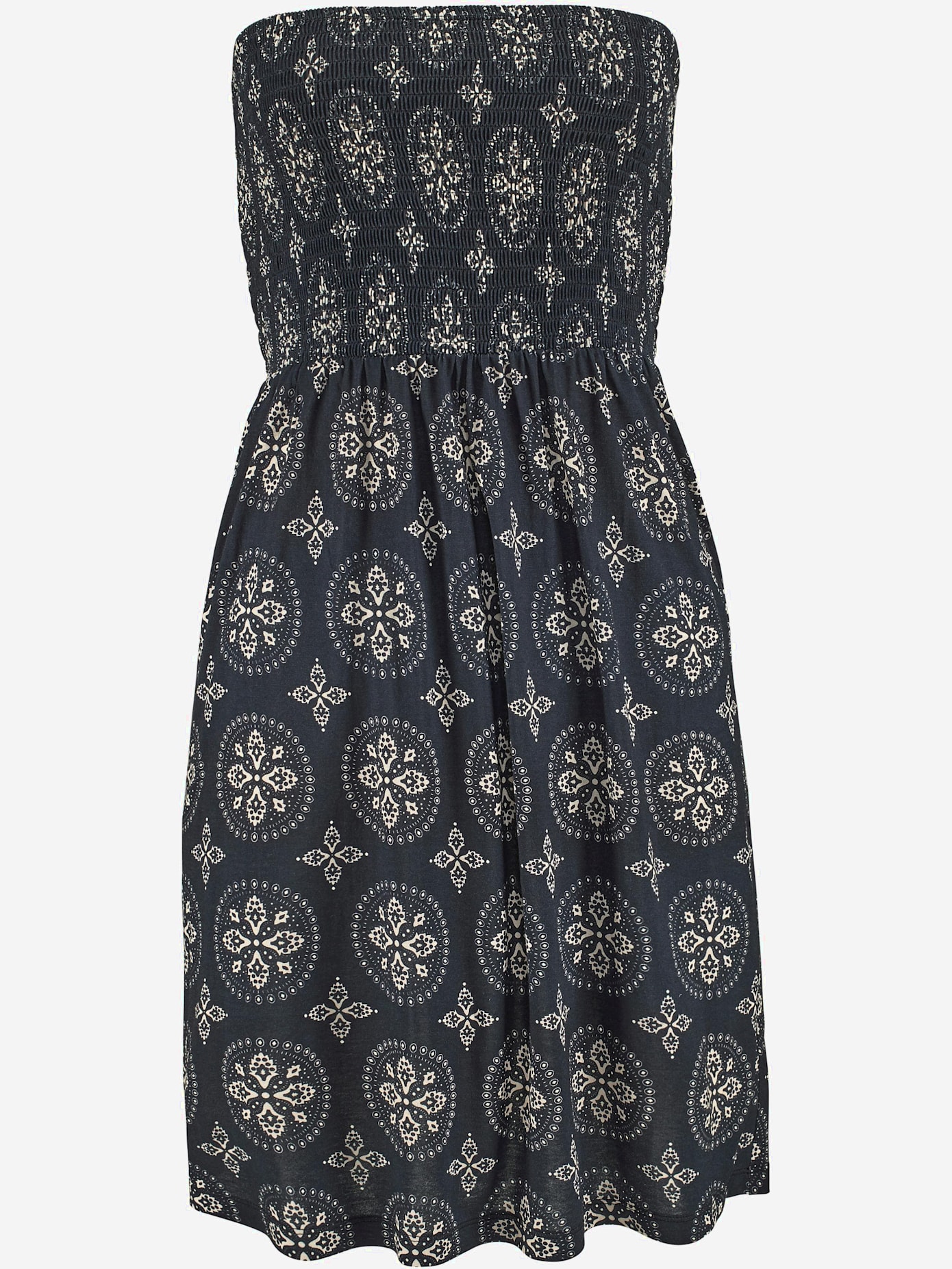 Robe bustier imprimé ethnique tendance