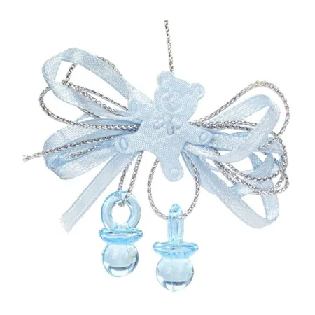 hobbyfun CREApop® Schleifchen mit Schnulli blau, Btl. à 2 St.