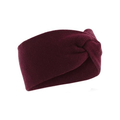 Tiara de bolinhas cor bordô para adultos