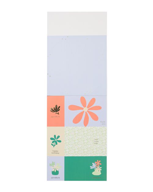 Papier à dessin de fleurs A4