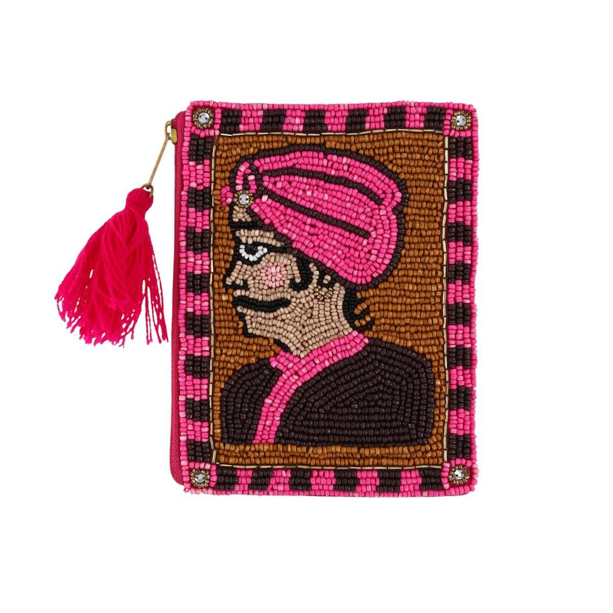 Pochette en perles Maharaja - Mariage Indien Pondie Chérie
