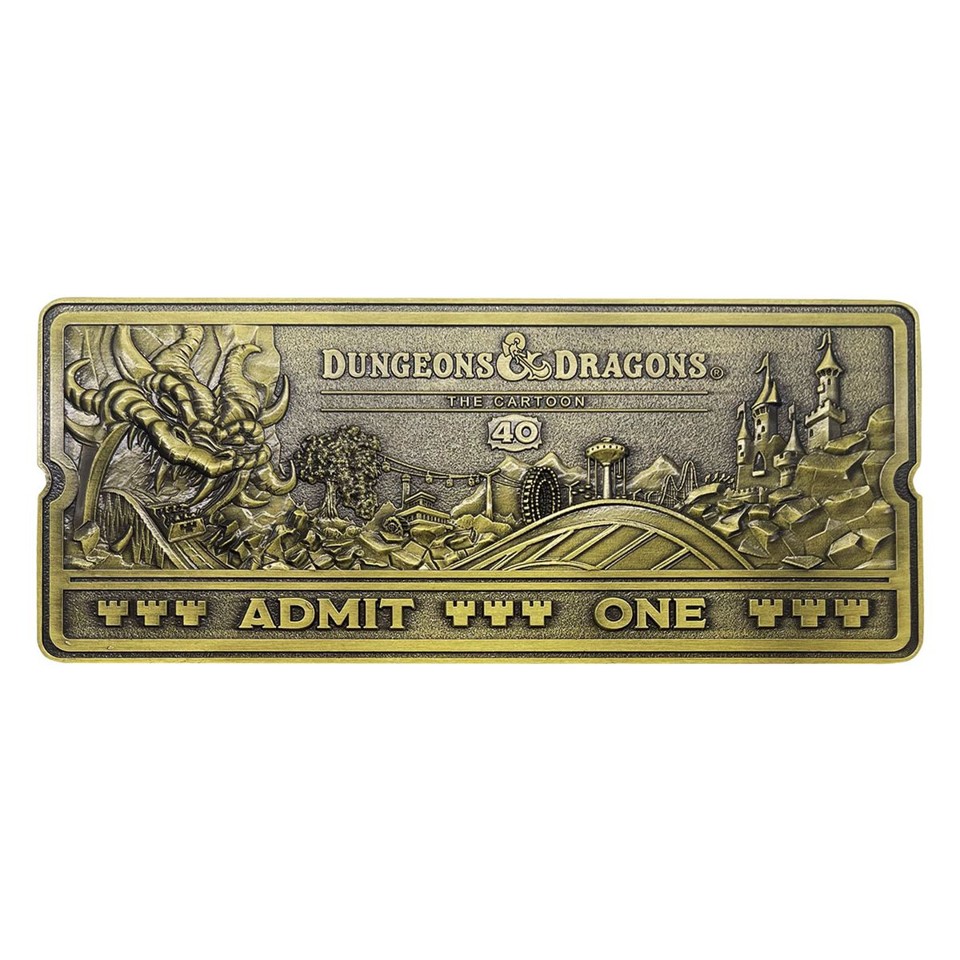 Dungeons & Dragons: The Cartoon 40th Anniversary Rollercoaster Ticket