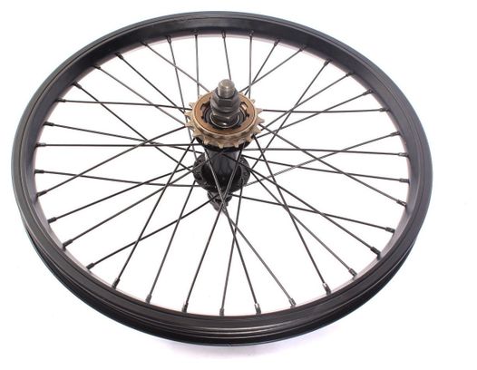 BMX Roue Arriere BLAZE Noir 18  14mm KHEbikes
