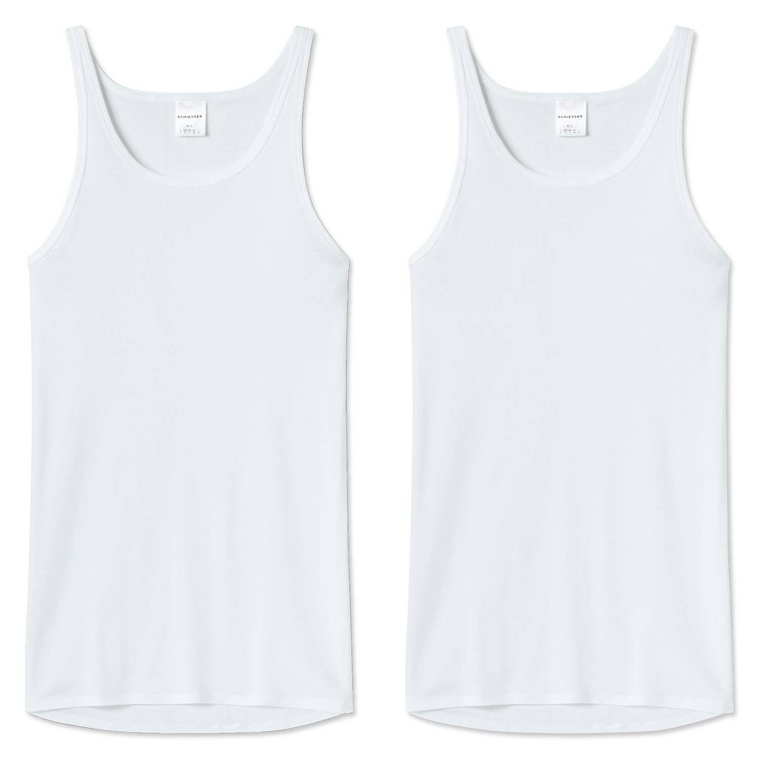Schiesser Feinripp Herren-Unterhemd im 2er-Pack