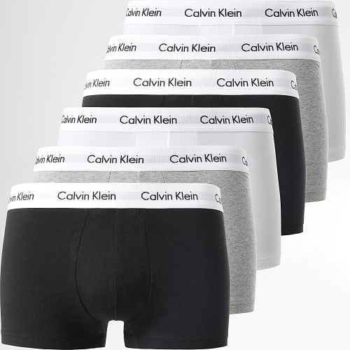 Lot De 6 Boxers U2664G Noir Blanc Gris Chiné