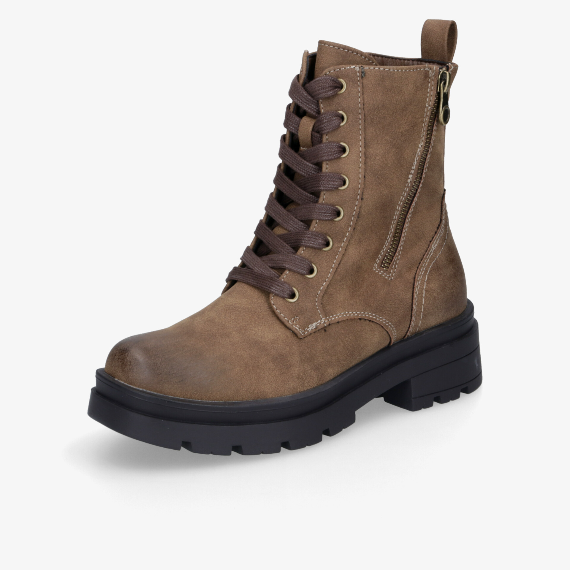 street shoes Damen Schnürstiefeletten braun