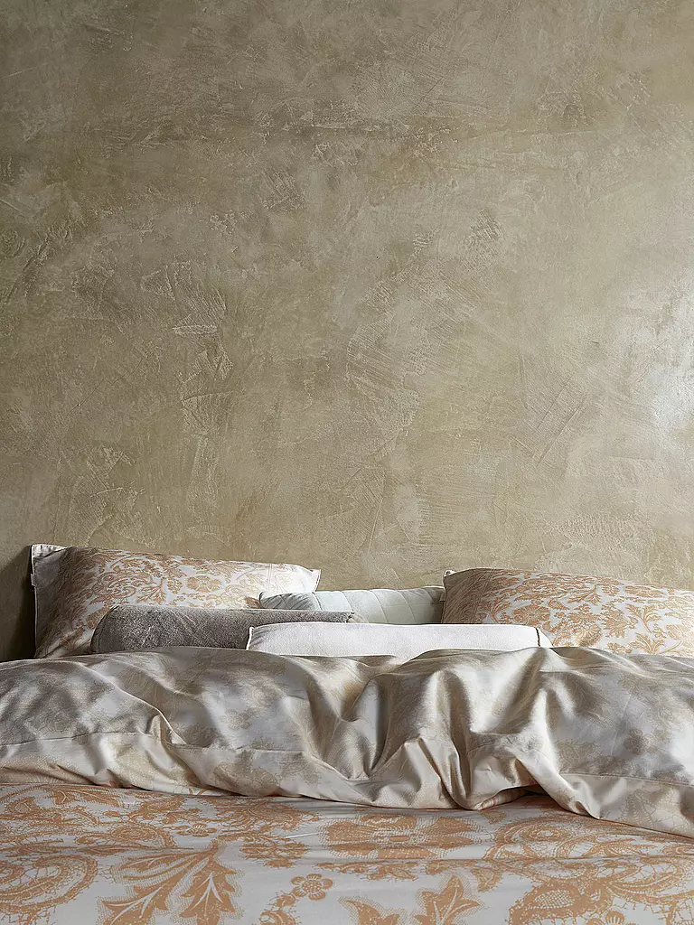 ESSENZA Satin Bettwäsche MAERE 70x90cm/140x200cm Faded White beige