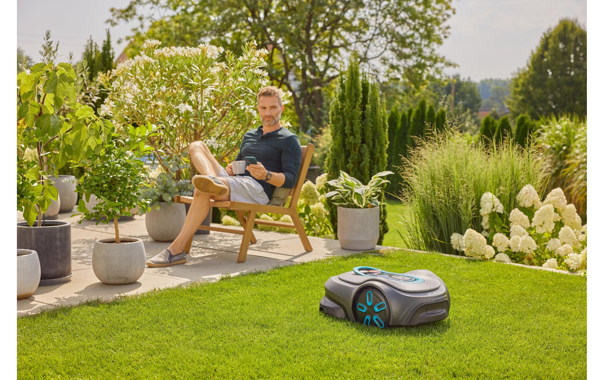 GARDENA Rasenmähroboter »Smart Sileno Max 800 800 m²«