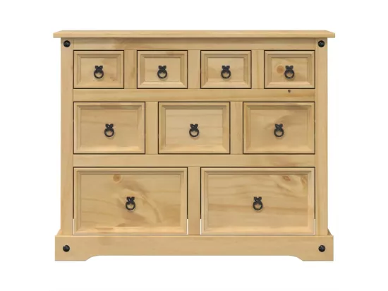 Commode Corona 101x45x82 cm bois massif de pin