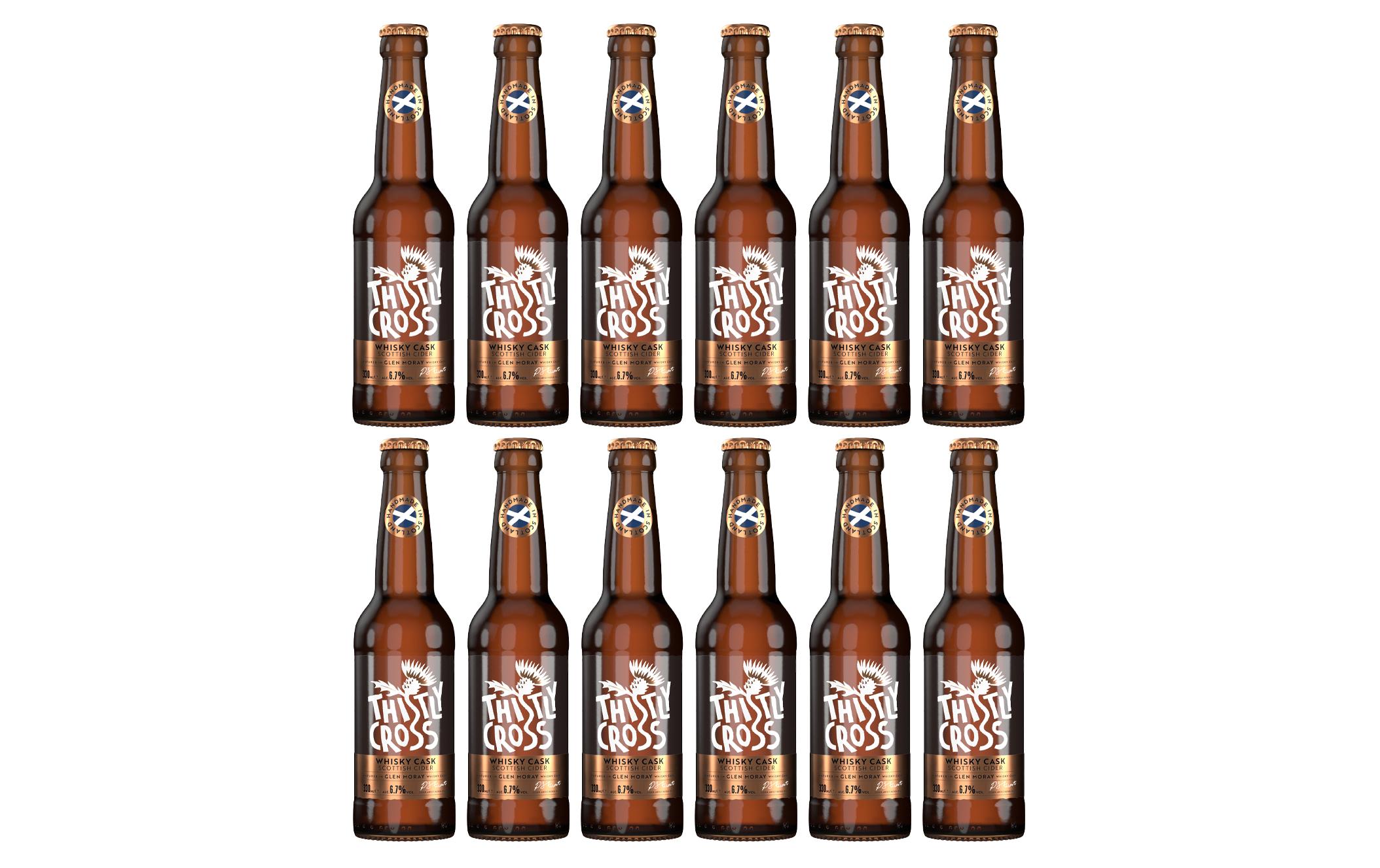 Whisky Cask Cider 12 x 0.33 lVergorener Apfelsaft mit leichter Whisky Note
