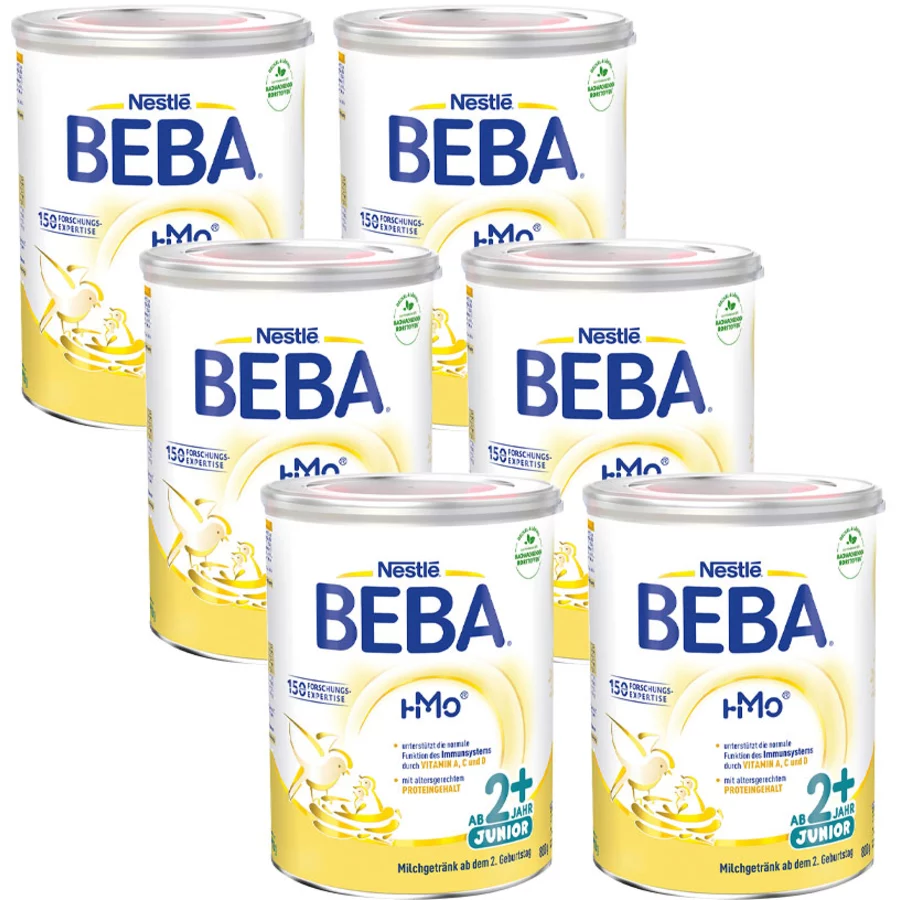 Nestlé BEBA Junior 2 6 x 800 g ab dem 2. Jahr
