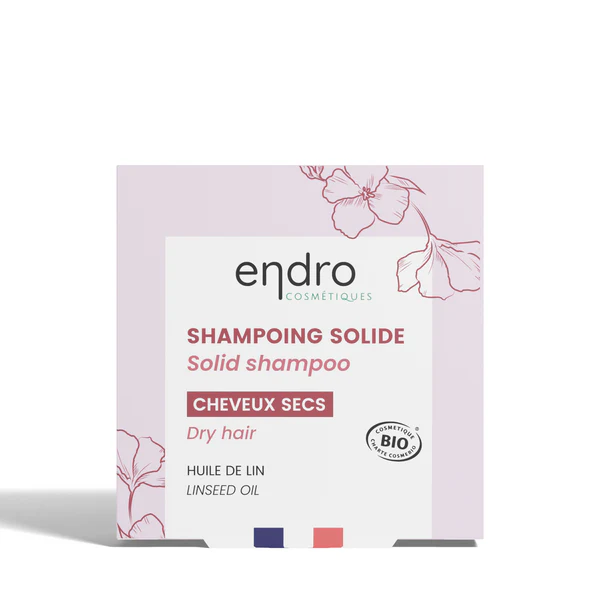 Endro Shampoing Solide Cheveux Secs 85 mL