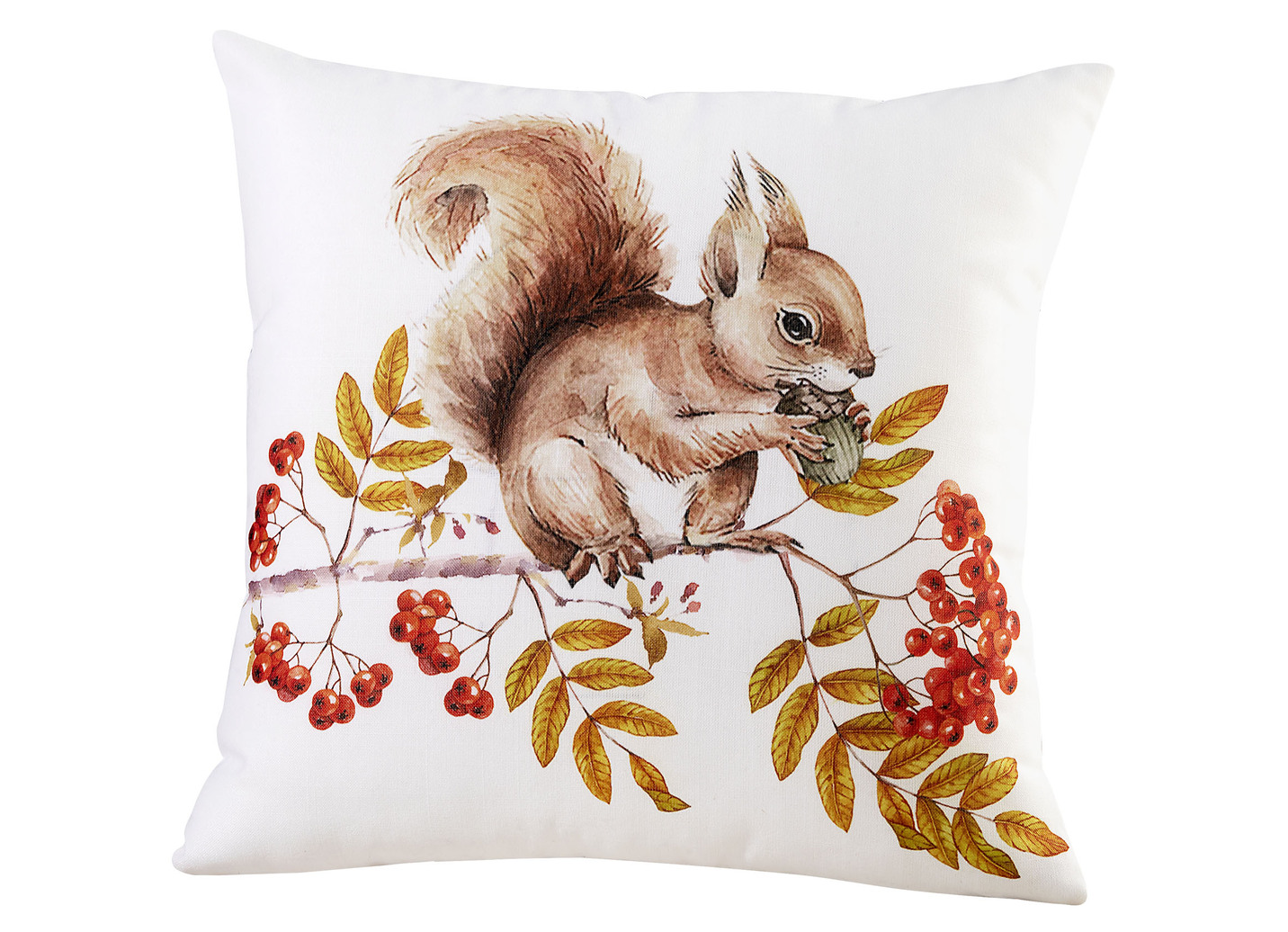 Kissenbezüge mit Eichhörnchen-Motiven