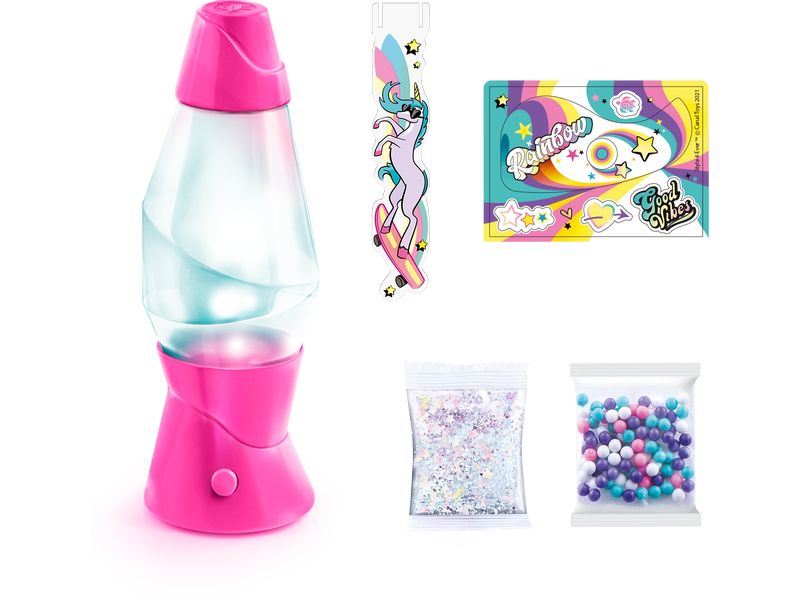 Canal Toys Bastelset Mini Lava Lamp DIY assortiert Komplettes Set zur Herstellung einer Lampe