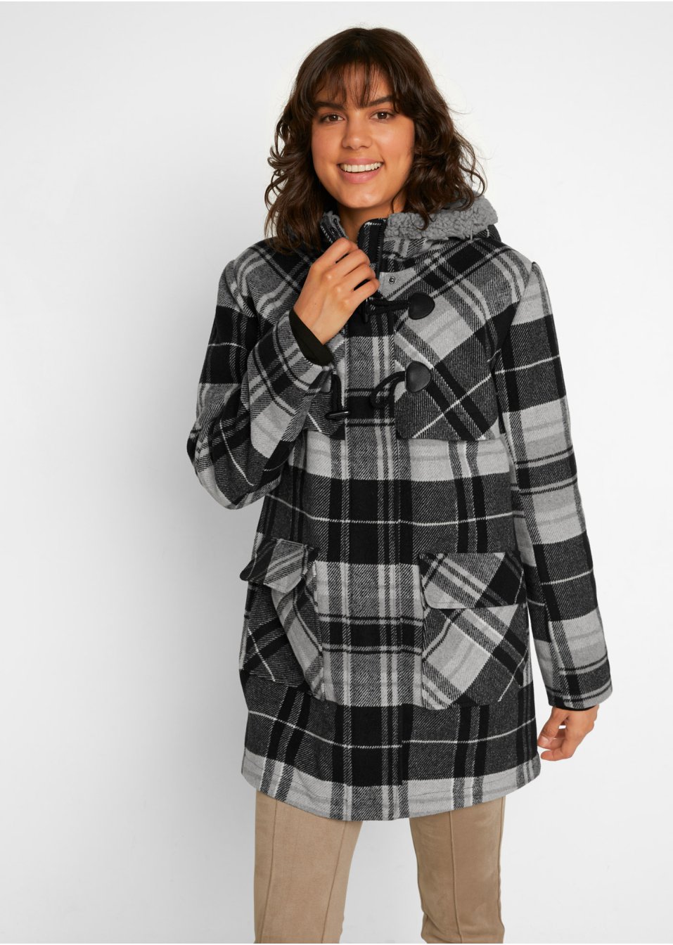 Duffle-coat légèrement rembourré