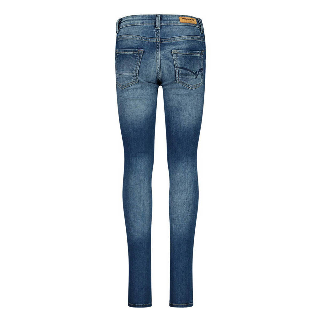 Vingino high waist super skinny jeans Bianca mid blue wash